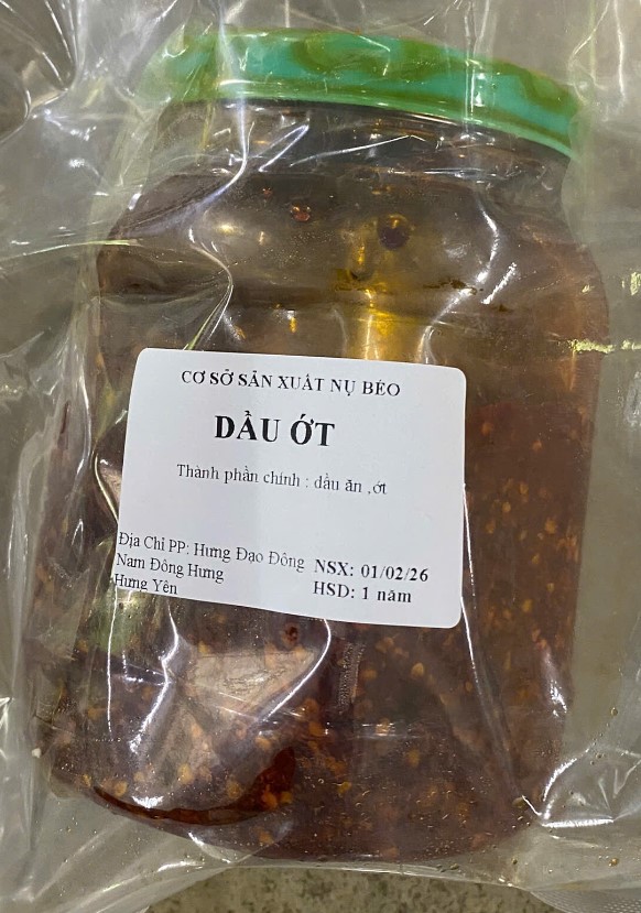Dầu ớt Nụ béo 1 kg
